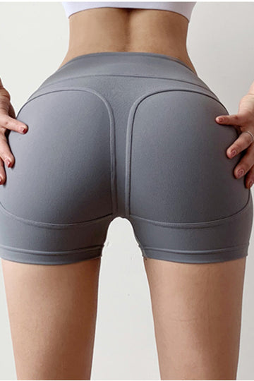 Pantaloni scurti cu aspect mulat model sport A664-18