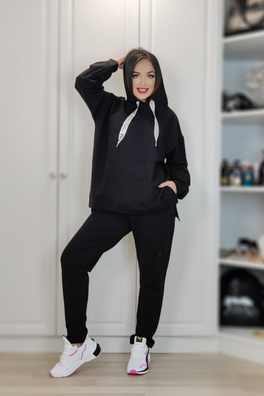 Compleu sport oversize format din 2 piese A703-1