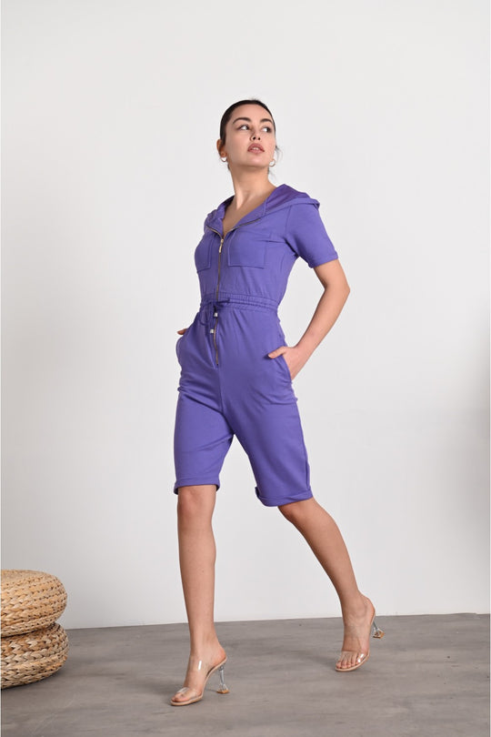 Salopeta casual cu pantaloni scurti A730-11