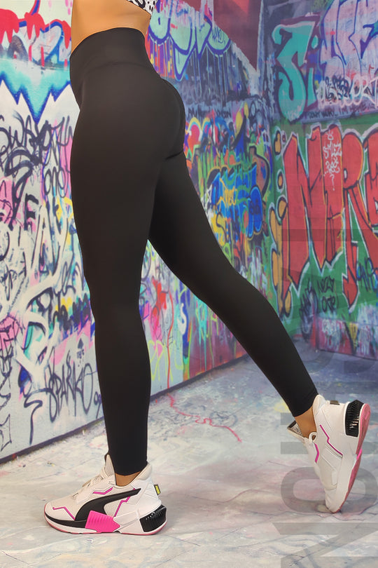 Colanti casual cu talie inalta din material reiat elastic A793-1