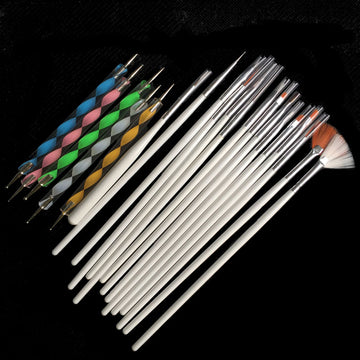 AC1208A-2 Set 20 pensule Nail Art