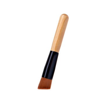 AC1349-8 Pensula oblica pentru aplicarea blush-ului  cu maner de lemn