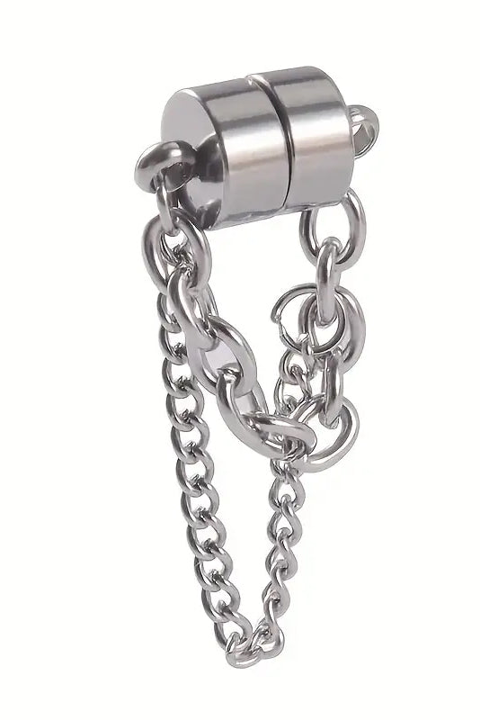 1 Bucata cercel cu lant metalic si prindere cu magnet AC193-6