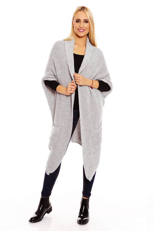 Cardigan maxi cu maneci trei sferturi B378-18