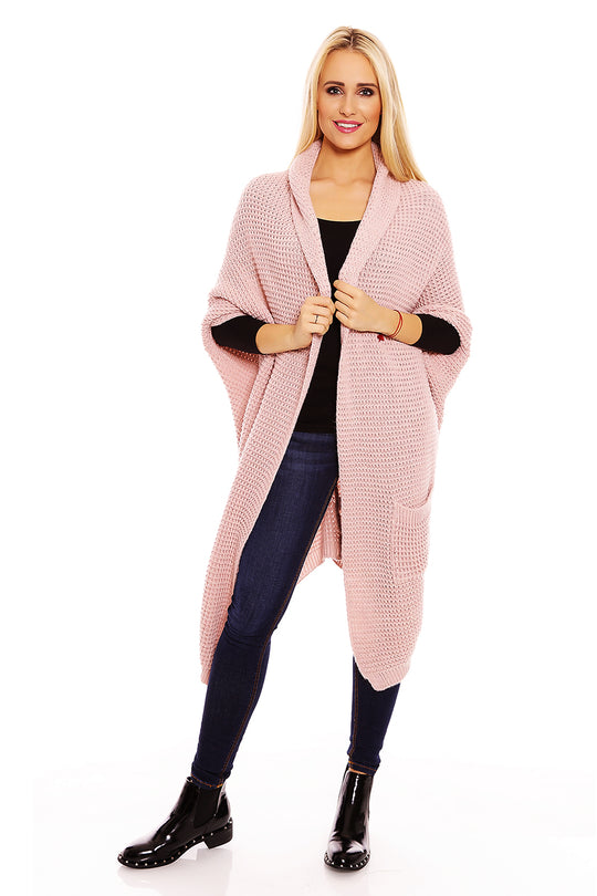 Cardigan maxi cu maneci trei sferturi B378-5
