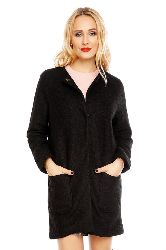 Trench cu maneca lunga si buzunare mari B438-1