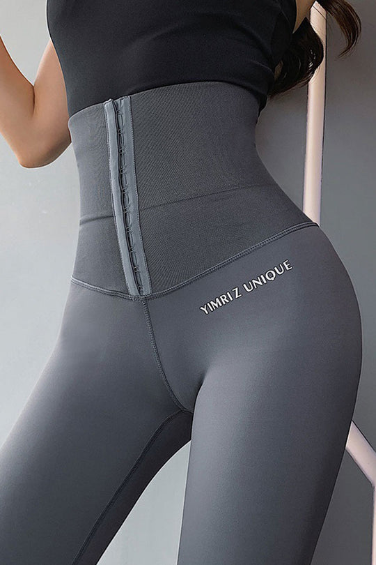 Colanti fitness modelatori cu talie inalta tip corset B647-18