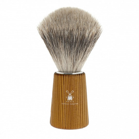 Pamatuf Pure Badger,cu par de bursuc, maner lemn pin finlandez - 281H23