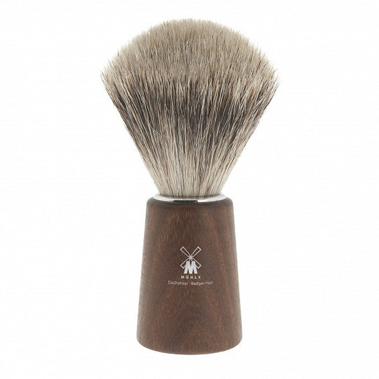 Pamatuf Pure Badger,cu par de bursuc, maner lemn salcam -281H24