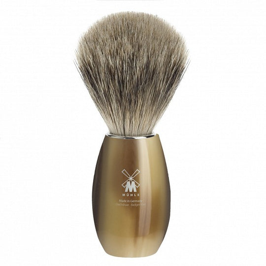 Pamatuf Fine Badger,cu par de bursuc, maner rasina premium - 281K852