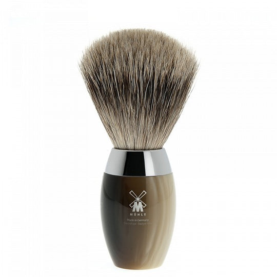 Pamatuf Fine Badger,cu par de bursuc, maner rasina premium - 281K872