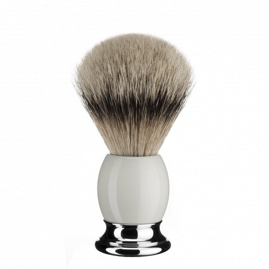 Pamatuf Silvertip Badger,cu par de bursuc, maner portelan - 93P84