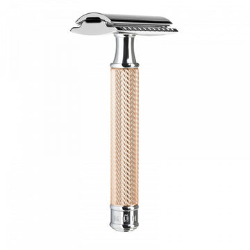 Aparat de ras clasic Safety Razor - R89 Rosegold