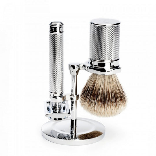 Set cu aparat de ras clasic Safety Razor - R89