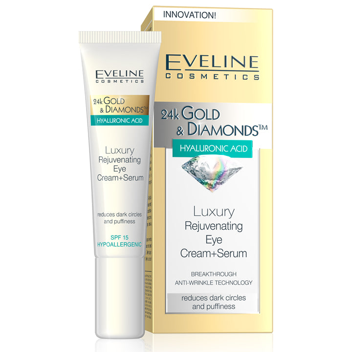 Crema de ochi 24K GOLD & DIAMONDS 15 ml