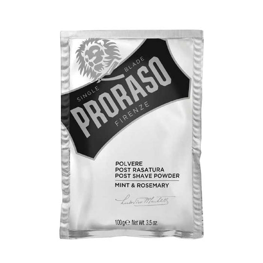 Pudra de talc Proraso menta si rozmarin 100g