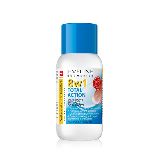 Dizolvant fara acetona pentru lac de unghii Eveline Therapy Professional 150 ml