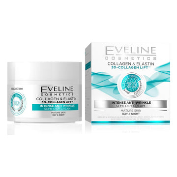 Crema de zi si noapte Eveline Anti-Rid 3D Collagen Intense 50ml