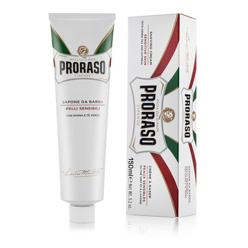 Crema de barbierit Proraso Sensitive cu ceai verde si ovaz 150 ml