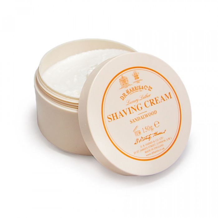 Crema de barbierit cu bol DR Harris Sandalwood 150 gr