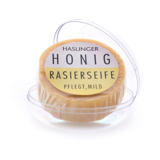 Sapun de barbierit Haslinger cu miere in bol