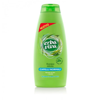 Sampon Erbaviva pentru par normal cu extract de aloe vera si bambus 500 ml