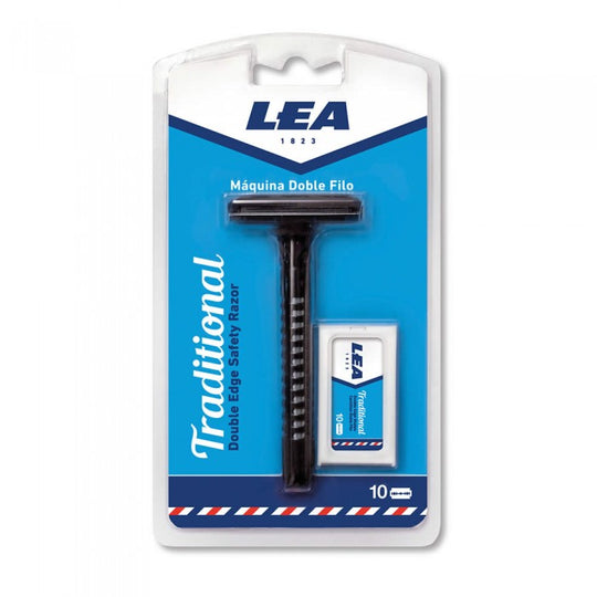Aparat de ras Safety Razor LEA Traditional cu 10 lame