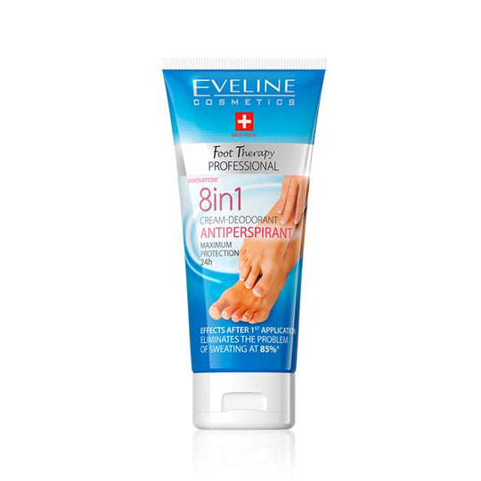 Crema antiperspiranta pentru picioare Eveline Foot Theraphy 8in1 100ml