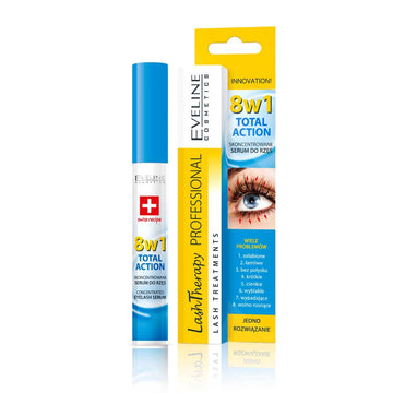 Serum concentrat pentru gene Eveline 8 in 1 Total Action Lash Therapy Professional