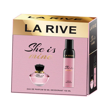 Set cadou La Rive She is mine, parfum si deodorant