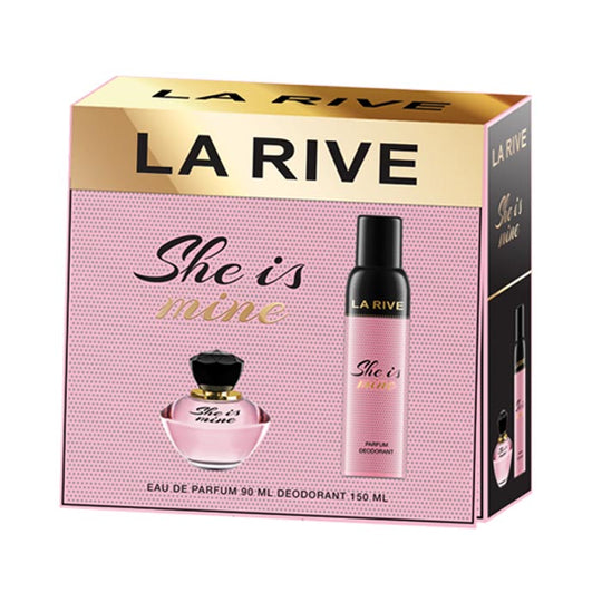 Set cadou La Rive She is mine, parfum si deodorant