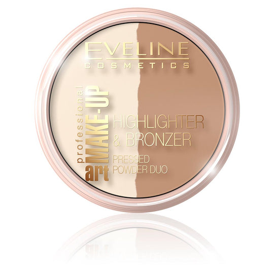 Pudra Eveline Art Make Up Duo Glam Dark Nr. 57