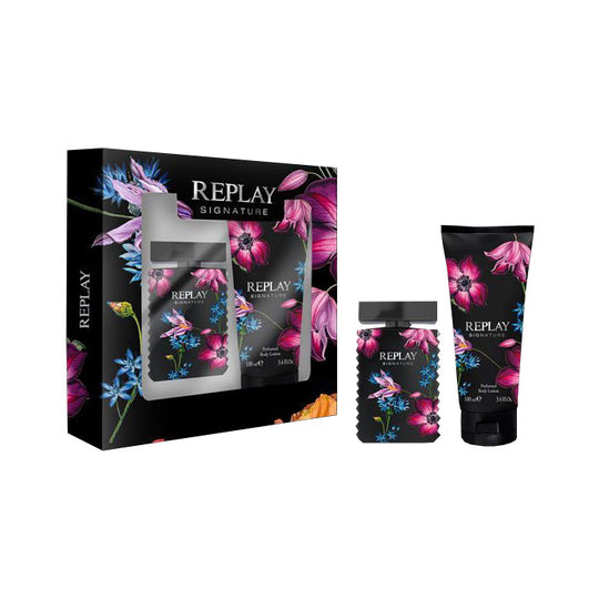 Set Replay Signature for Woman parfum + lotiune de corp