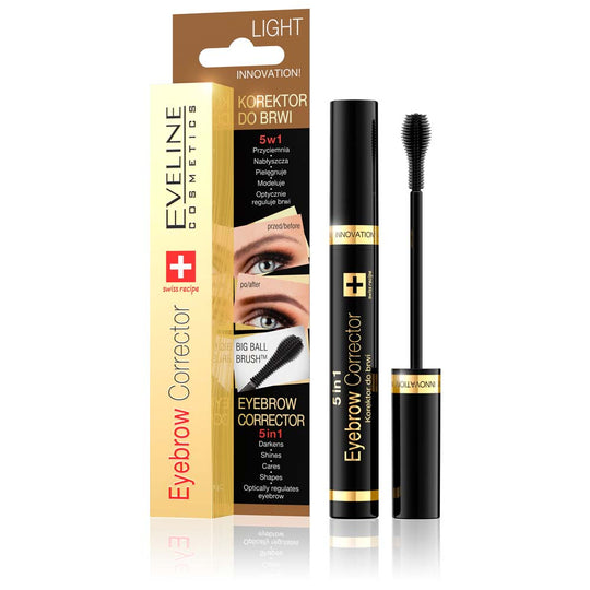 Corector de sprancene Eveline 5 in 1 light