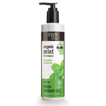 Gel de dus Organic Shop Fresh Minty Rain 280 ml