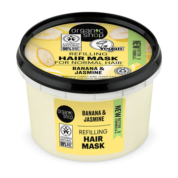 Masca de par Organic Shop Banana & Jasmine 250 ml