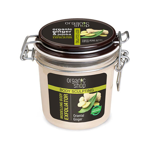 Exfoliant de corp cu efect de modelare Organic Shop Oriental Ginger 350 ml