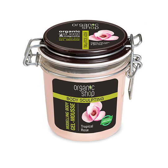 Gel-spuma de corp cu efect de modelare Organic Shop Tropical Rose 350 ml