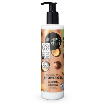 Gel de dus Organic Shop Nourishing Macadamia Avocado 280 ml