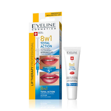 Tratament buze Eveline Lip Therapy 8 in 1 Total Action Intense Hyaluronic with Collagen