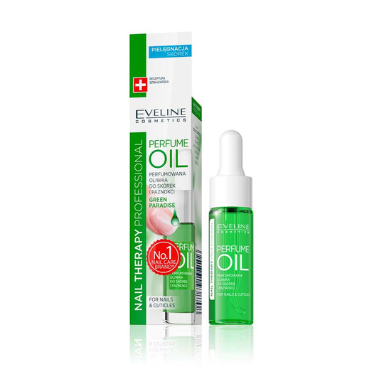 Ulei parfumat pentru unghii si cuticule Eveline Nail Therapy Green Paradise 12 ml