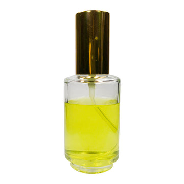 Sticluta cu pulverizator si capac Gold metal pentru parfum - Glenda 55ml