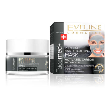 Masca purifiere si detoxifiere Eveline Facemed Volcanic Clay 50 ml