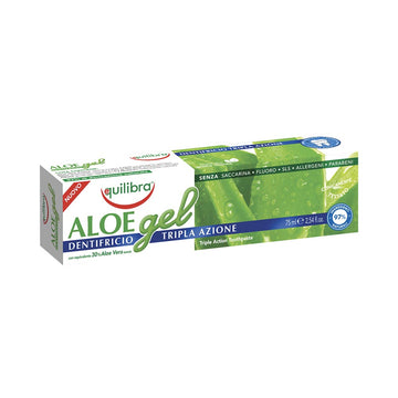 Pasta de dinti cu Aloe cu tripla actiune Equilibra 75 ml