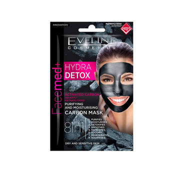 Masca de fata Eveline Facemed Hydra Detox 8in1 5 ml
