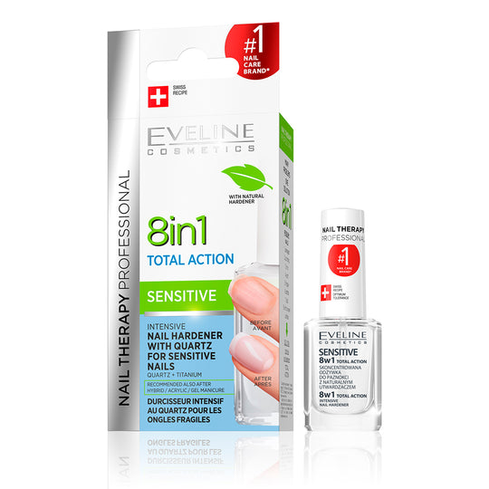 Tratament unghii Eveline 8in1 Sensitive 12 ml