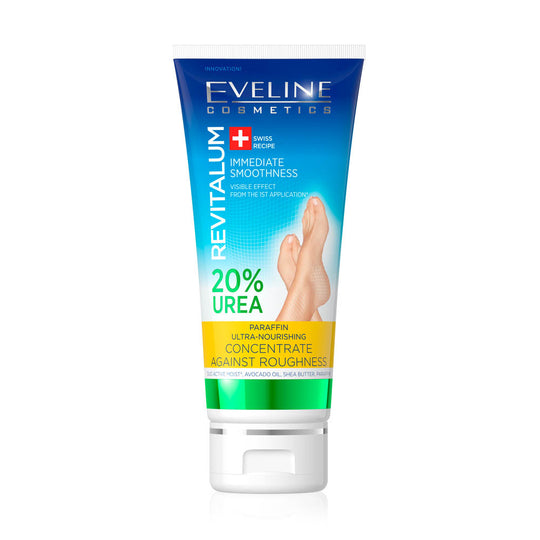 Crema pentru picioare Eveline Revitalum Paraffin Ultra 20% Urea 75 ml