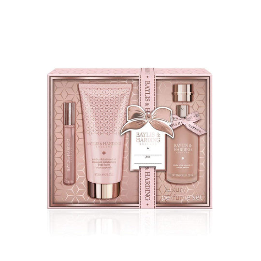Set cadou parfum Baylis&Harding Jojoba Silk& Almond Oil