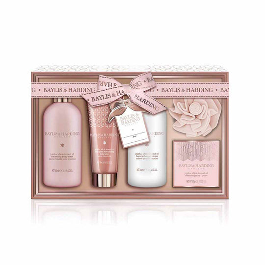 Set cadou 5 piese Baylis&Harding Jojoba Silk& Almond Oil