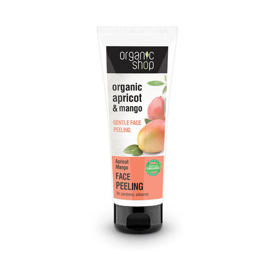 Exfoliant de fata Organic Shop Apricot Mango 75 ml